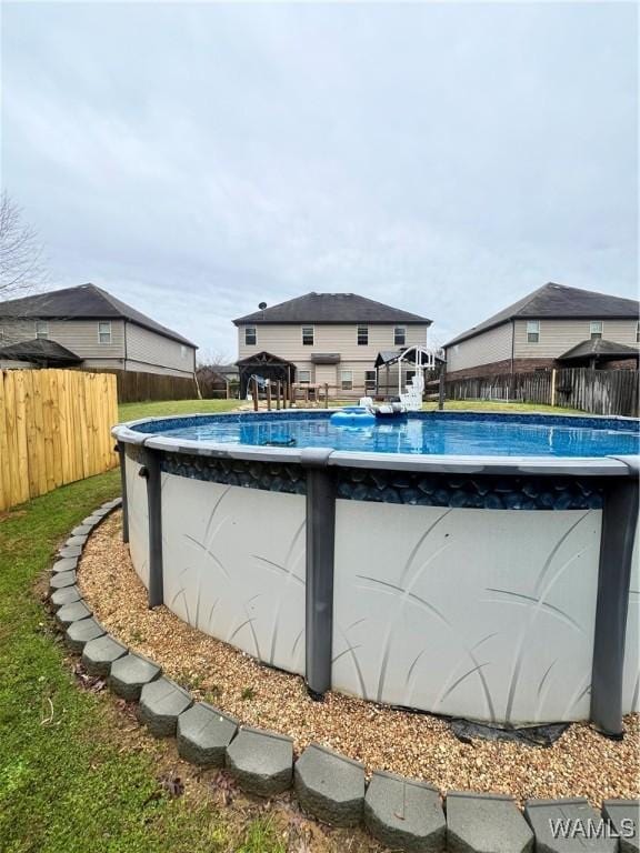 11627 Andrew Way, Tuscaloosa, AL 35405 - view of swimming pool featuring a gazebo, fence, and a fenced in pool