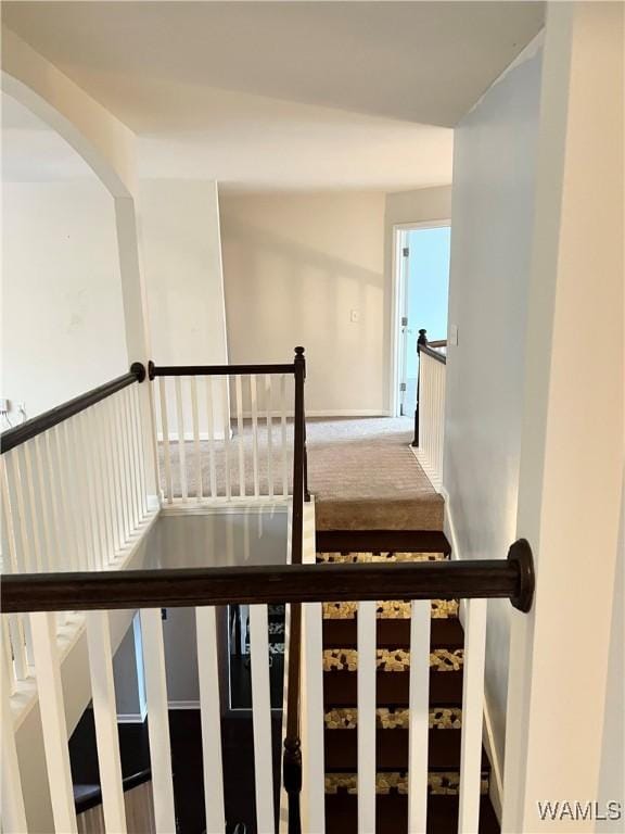 11627 Andrew Way, Tuscaloosa, AL 35405 - stairway featuring arched walkways