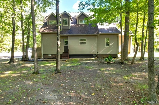 view of rear view of property