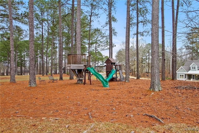 view of communal playground
