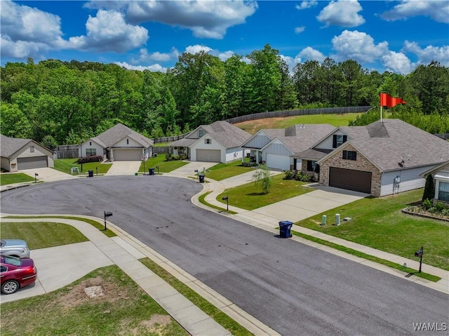 13024 Brookview Way, Northport, AL 35473 - view of road featuring a residential view, sidewalks, and curbs