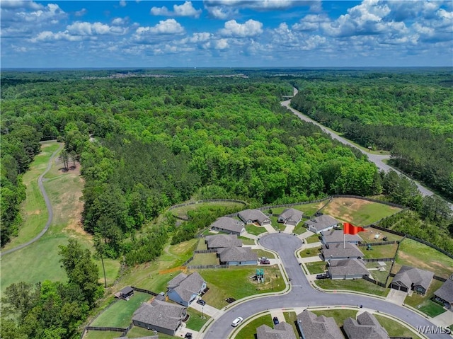 13024 Brookview Way, Northport, AL 35473 - aerial view with a residential view and a view of trees