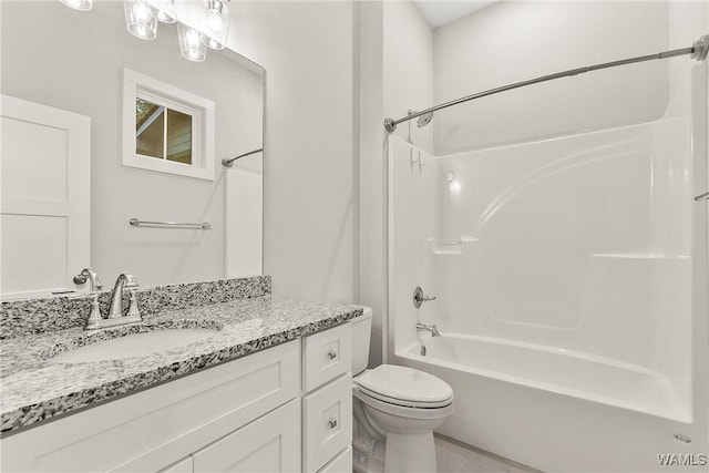 11480 Saint Joseph St, Northport, AL 35475 - bathroom with vanity, toilet, and bathing tub / shower combination