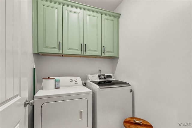 13862 Willow View Ln, Northport, AL 35475 - washroom featuring cabinet space and washing machine and dryer