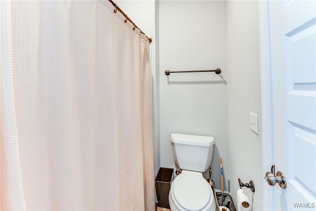 bathroom with toilet