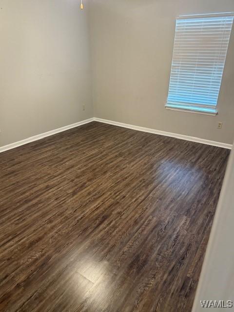 1813 Hackberry Ln Unit 10, Tuscaloosa, AL 35401 - empty room with dark wood-type flooring and baseboards
