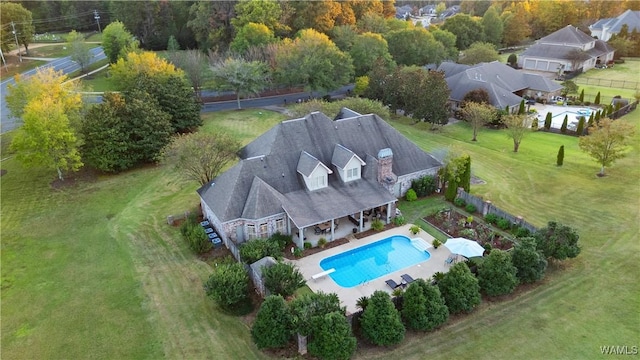 3610 Harbor Ridge Way, Tuscaloosa, AL 35406 - view from above of property with a pool area