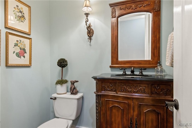 3610 Harbor Ridge Way, Tuscaloosa, AL 35406 - half bathroom with vanity and toilet