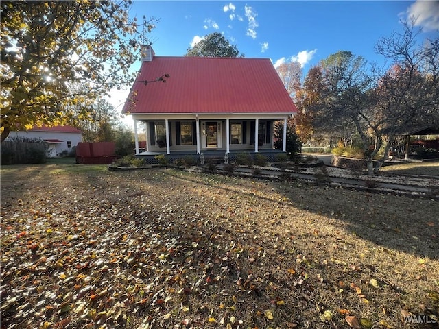 view of cape cod house