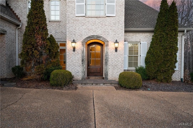 view of entrance to property