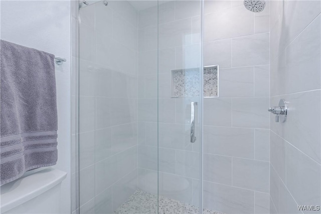 1603 Quail Run Dr, Tuscaloosa, AL 35406 - bathroom featuring toilet and a stall shower