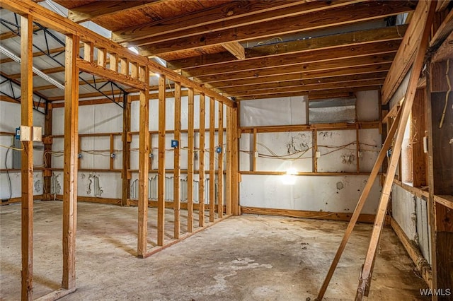 miscellaneous room featuring concrete flooring