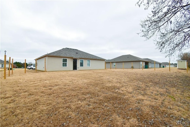 view of rear view of house