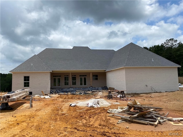 view of back of property