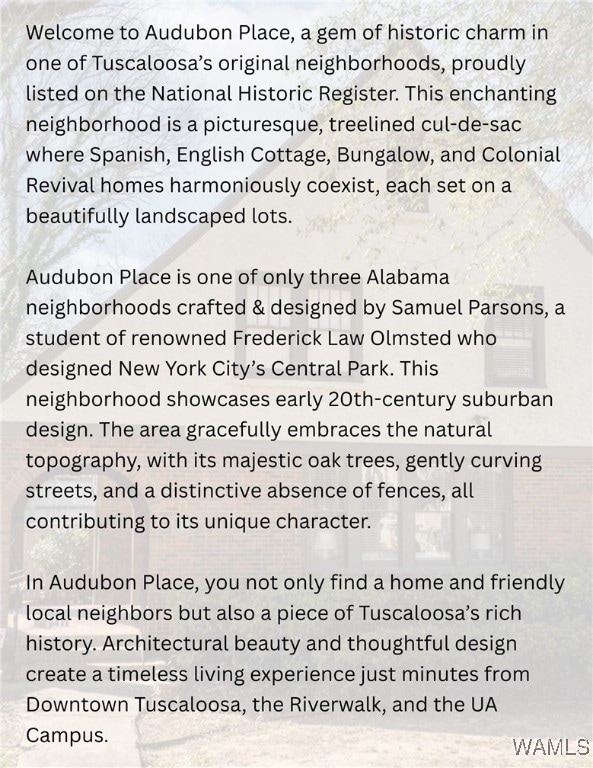 11 Audubon Pl, Tuscaloosa, AL 35401 - miscellaneous file