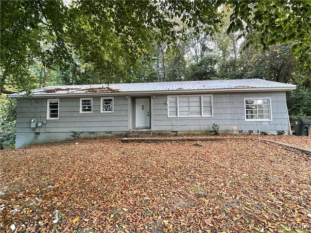 view of ranch-style home