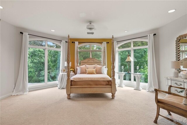 6821 Jade Pt, Tuscaloosa, AL 35406 - bedroom featuring carpet flooring and recessed lighting