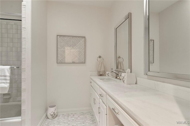6821 Jade Pt, Tuscaloosa, AL 35406 - full bath featuring vanity and tiled shower