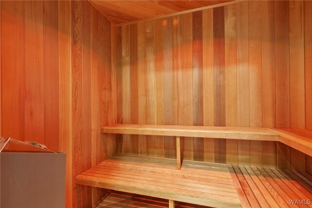 6821 Jade Pt, Tuscaloosa, AL 35406 - relaxing sauna with wood walls