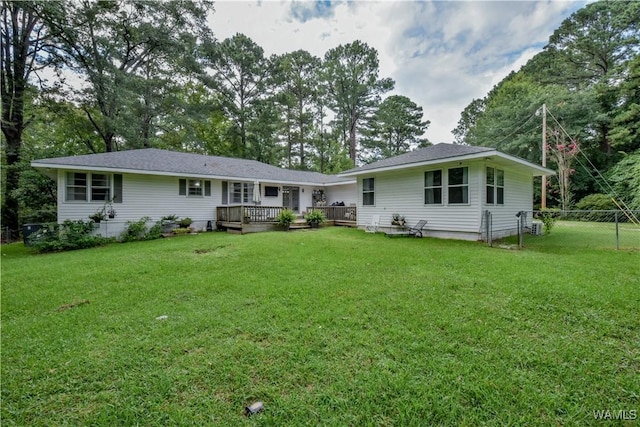 4402 Lakeshore Dr, Northport, AL 35473 - rear view of property featuring a deck