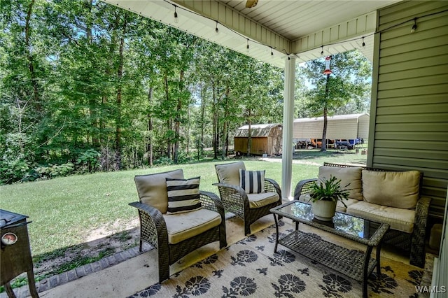 12464 Timberlane Rd, Ralph, AL 35480 - view of patio featuring an outdoor hangout area