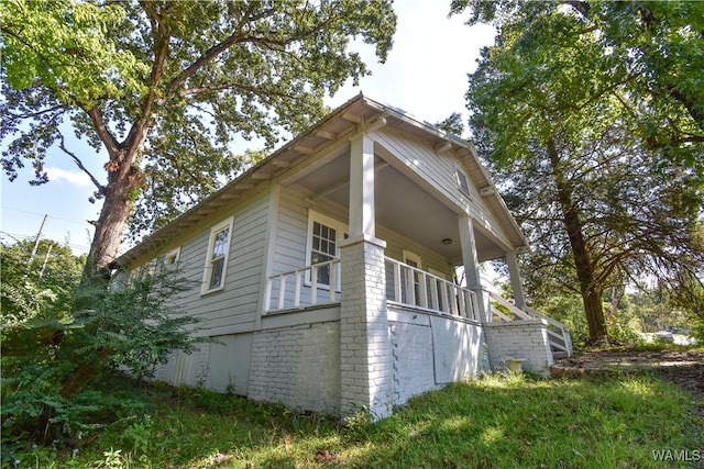 view of home's exterior