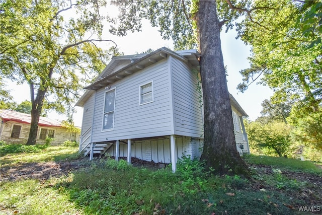 view of side of property