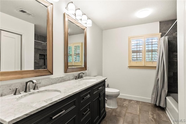 600 Innsbruck Ct, Northport, AL 35473 - full bath with double vanity and shower / bath combination with curtain