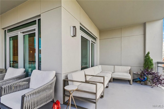 1150 8th St Unit 314, Tuscaloosa, AL 35401 - balcony with an outdoor living space