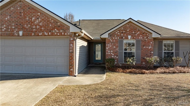 ranch-style house with a garage