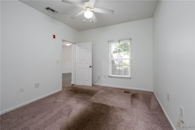303 Helen Keller Blvd Unit A111, Tuscaloosa, AL 35404 - unfurnished room with carpet floors and a ceiling fan