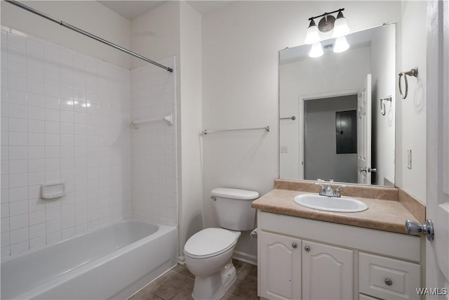 303 Helen Keller Blvd Unit A111, Tuscaloosa, AL 35404 - full bathroom with tile patterned flooring, vanity, and washtub / shower combination