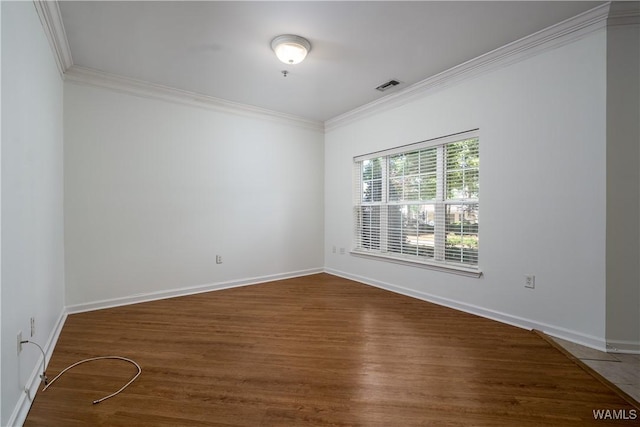 303 Helen Keller Blvd Unit A111, Tuscaloosa, AL 35404 - empty room with crown molding and wood finished floors