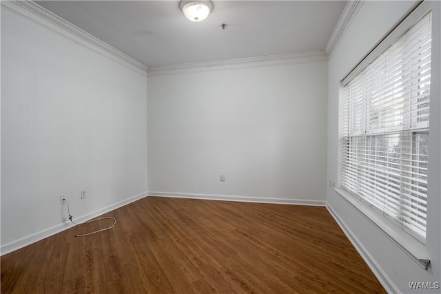 303 Helen Keller Blvd Unit A111, Tuscaloosa, AL 35404 - unfurnished room with crown molding, plenty of natural light, wood finished floors, and a pendent fire sprinkler