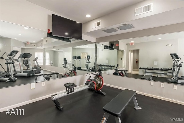 303 Helen Keller Blvd Unit A111, Tuscaloosa, AL 35404 - workout area with recessed lighting