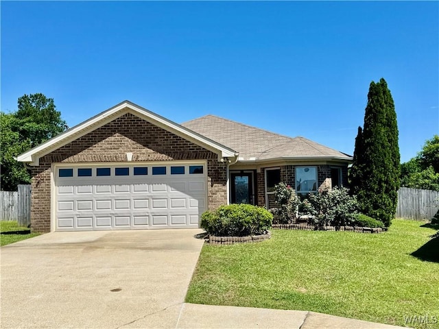 192 Roscommon Rd, Tuscaloosa, AL 35405 - ranch-style home with brick siding, driveway, and a garage