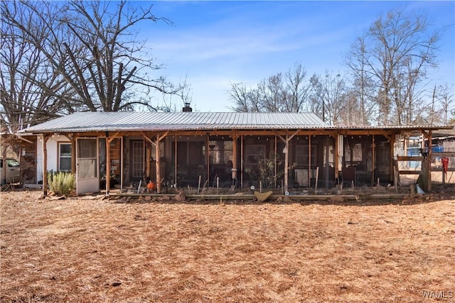 view of back of property