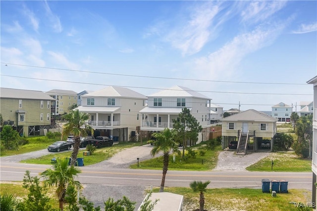 exterior space with a residential view