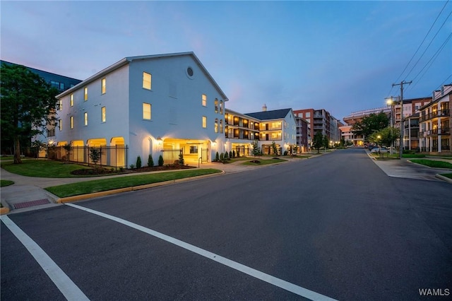 1228 8th St Unit 412, Tuscaloosa, AL 35401 - view of asphalt road with sidewalks and curbs