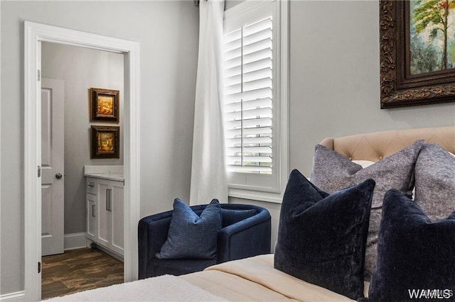 6020 Carleton Park Cir, Tuscaloosa, AL 35406 - bedroom featuring wood finished floors and connected bathroom