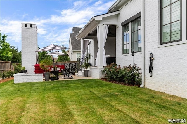 6020 Carleton Park Cir, Tuscaloosa, AL 35406 - view of yard with a patio and an outdoor living space
