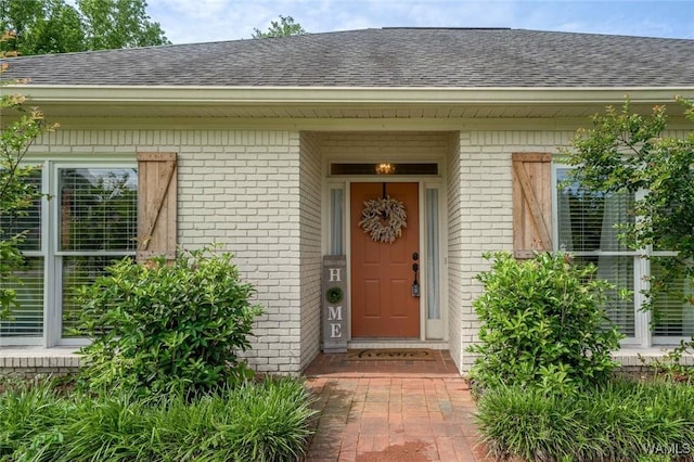1606 Mallard Cir, Tuscaloosa, AL 35405 - entrance to property featuring brick siding and roof with shingles