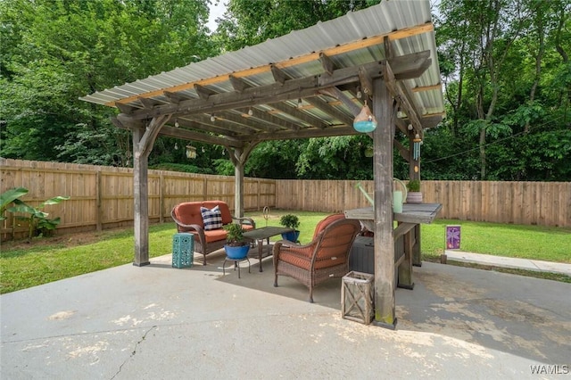 1606 Mallard Cir, Tuscaloosa, AL 35405 - view of patio / terrace featuring outdoor lounge area