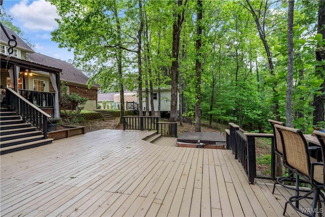 view of deck