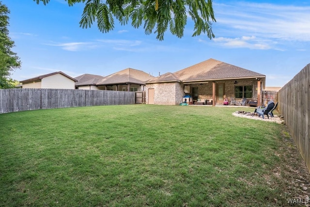 13782 Highland Pointe Dr, Northport, AL 35475 - view of yard featuring a patio