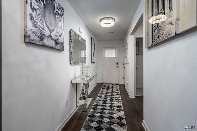 11621 Cedar Glades Dr, Vance, AL 35490 - doorway featuring baseboards and wood finished floors