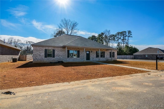 view of front of home