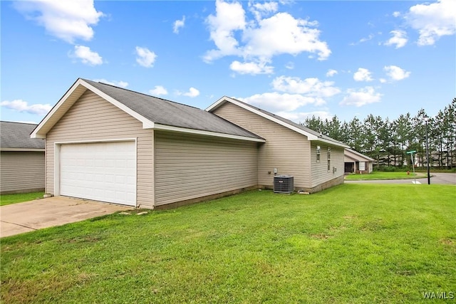 7714 Thompsons Way, Northport, AL 35473 - view of property exterior with a central air condition unit and a lawn