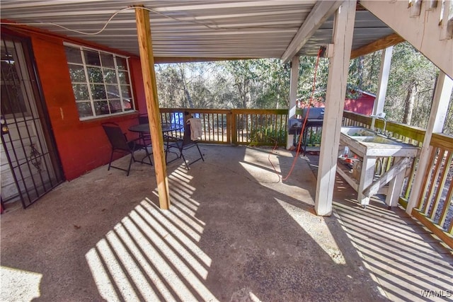 view of patio / terrace with outdoor dining area