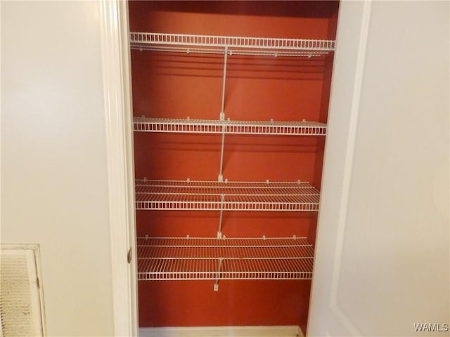 view of closet